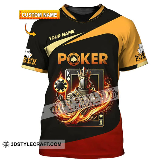 Unisex Shirt, Custom Name Poker Shirt, Poker Gift style option 1