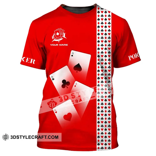 Unisex Shirt, Custom Name Poker T-Shirt, Poker Hoodie, Casino Poker style option 2
