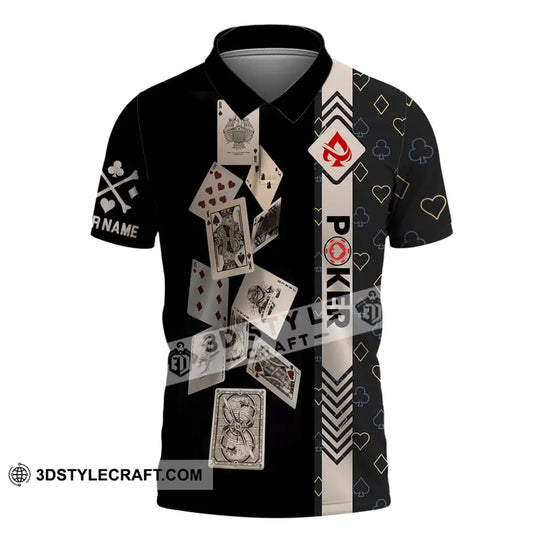 Unisex Shirt, Custom Name Poker Shirt, Poker T-Shirt Hoodie Long Sleeve Shirt, Casino Shirt style option 4