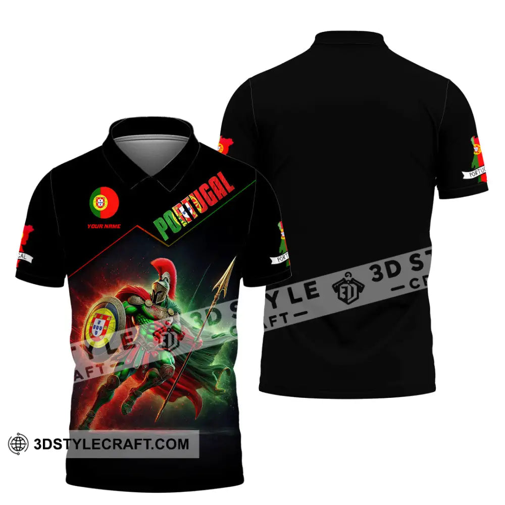 Unisex Shirt Custom Name Portugal Lover Gift Polo / S T-Shirt
