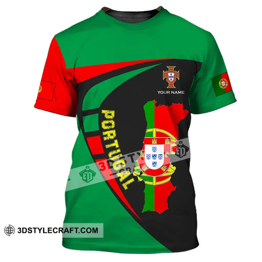 Unisex Shirt - Custom Name Shirt - Portugal Shirt Custom Name style option 2