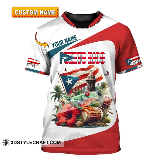 Unisex Shirt, Custom Name Puerto Rico Shirt, Puerto Rico Polo Long Sleeve, Puerto Rico Gift style option 1