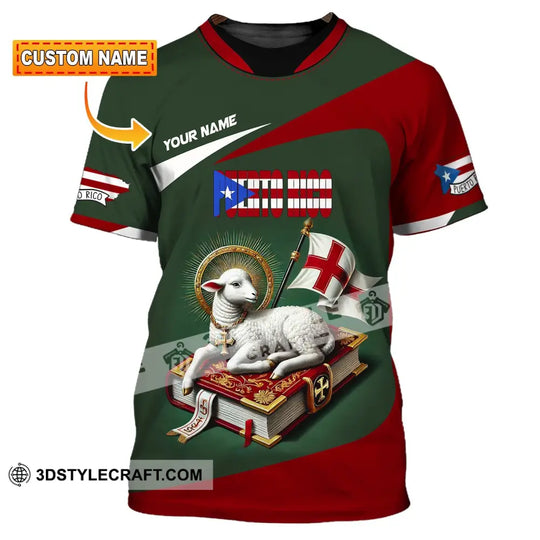 Unisex Shirt, Custom Name Puerto Rico Shirt, Puerto Rico Polo Long Sleeve, Puerto Rico Gift style option 1