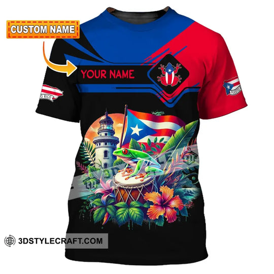 Unisex Shirt, Custom Name Puerto Rico Shirt, Puerto Rico Polo Long Sleeve, Puerto Rico Gift style option 1