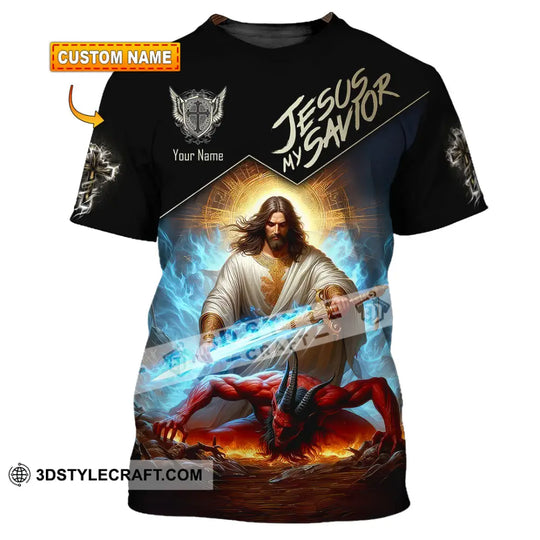 Unisex Shirt - Custom Name Shirt Punish Jesus My Savior style option 1