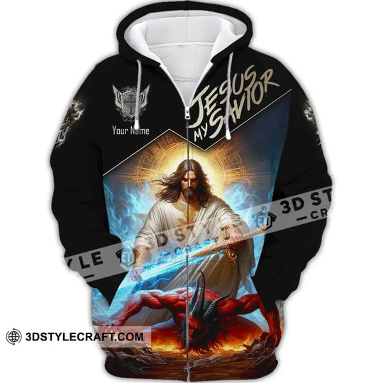 Unisex Shirt - Custom Name Shirt Punish Jesus My Savior style option 2