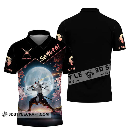 Unisex Shirt, Custom Name Samurai Shirt, Japanese T-Shirt, Samurai Lover Gift style option 4