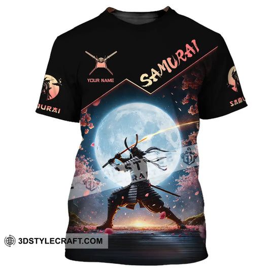Unisex Shirt, Custom Name Samurai Shirt, Japanese T-Shirt, Samurai Lover Gift style option 2