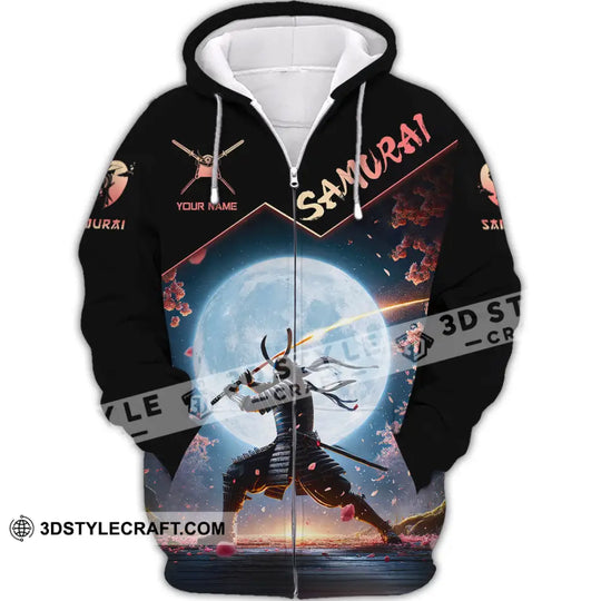 Unisex Shirt, Custom Name Samurai Shirt, Japanese T-Shirt, Samurai Lover Gift style option 3