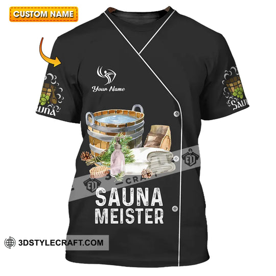 Unisex Shirt - Custom Name Shirt Sauna Meister style option 1