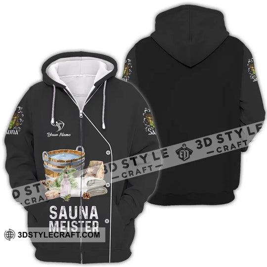 Unisex Shirt - Custom Name Shirt Sauna Meister style option 4