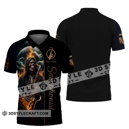 Unisex Shirt, Custom Name Saxophone T-Shirt, Saxophonist Gift, Sax Player Shirts style option 4
