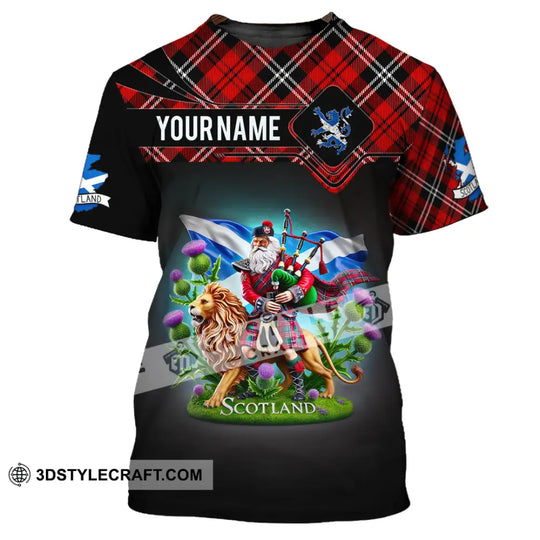 Unisex Shirt, Custom Name Scotland Shirt, Christmas Gift for Scottish style option 2