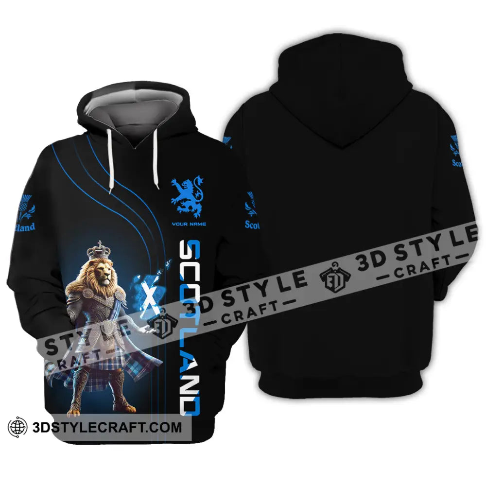 Unisex Shirt Custom Name Scotland Gift For Scottish Hoodie / S T-Shirt