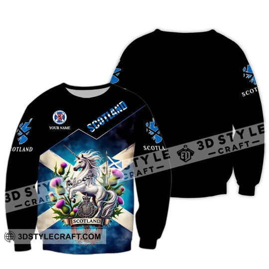 Unisex Shirt - Custom Name Scotland Horse Shirt style option 4