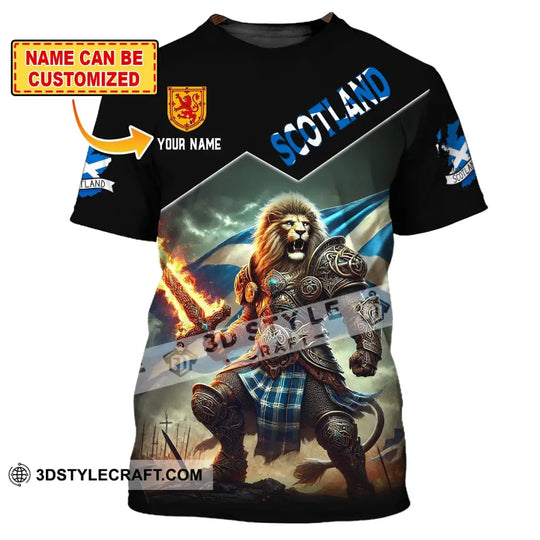 Unisex Shirt, Custom Name Scotland Shirt, Scotland Polo Long Sleeve, Scotland Gift style option 1