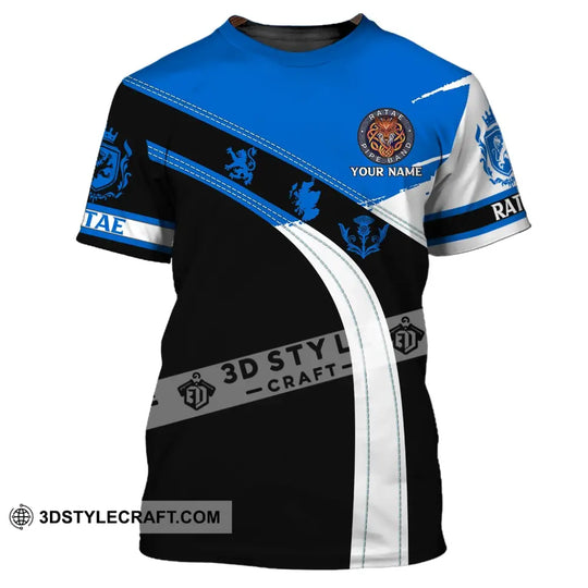 Unisex Shirt, Custom Name Scotland Shirt, Ratae Pipe Band, Scotland T-Shirt style option 2