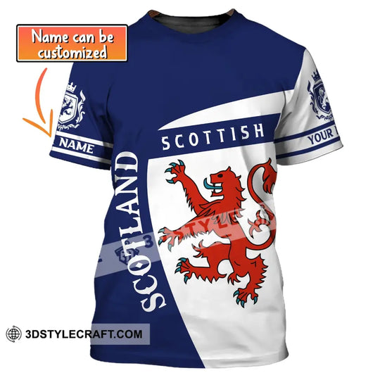 Unisex Shirt, Custom Name Scotland Shirt, Scottish Polo, Scotland T-Shirt, Gift for Scotland Lover style option 1