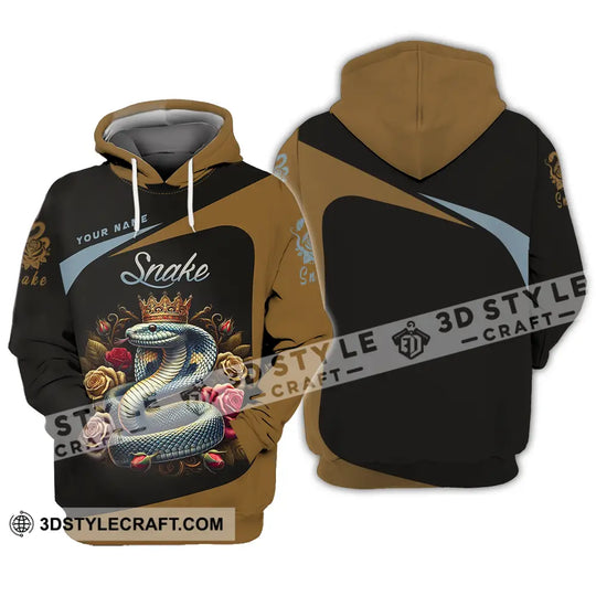 Unisex Shirt - Custom Name Shirt Snake style option 4