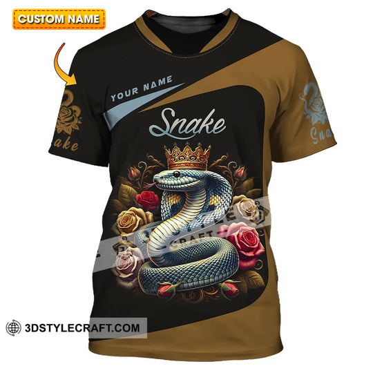 Unisex Shirt - Custom Name Shirt Snake style option 1
