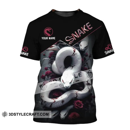 Unisex Shirt, Custom Name Snake Shirt, Snake T-Shirt Hoodie Long Sleeve Shirt style option 2