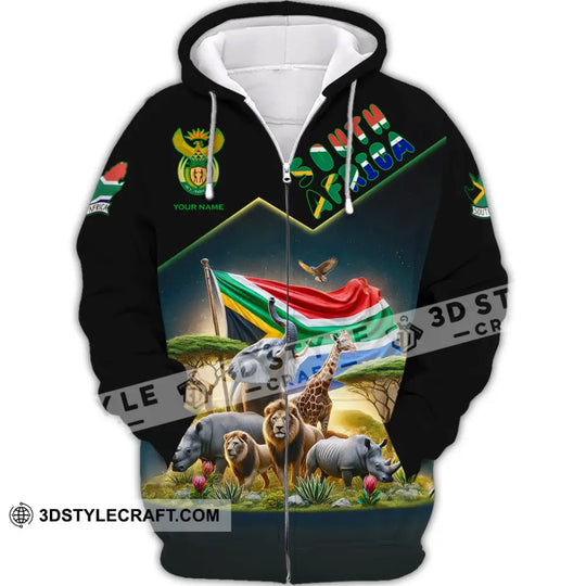 Unisex Shirt, Custom Name South Africa Shirt, South Africa Lover Gift style option 3
