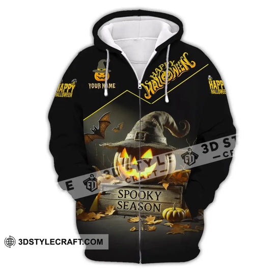 Unisex Shirt - Custom Name Spooky Season Shirt style option 3