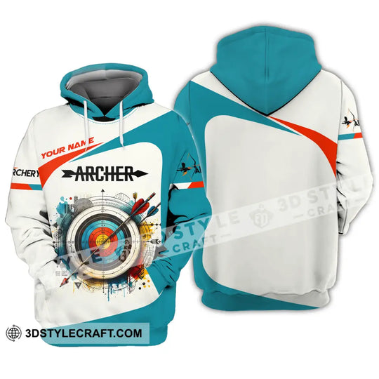 Unisex Shirt - Custom Name Sport Shirt, Archery Classic style option 3