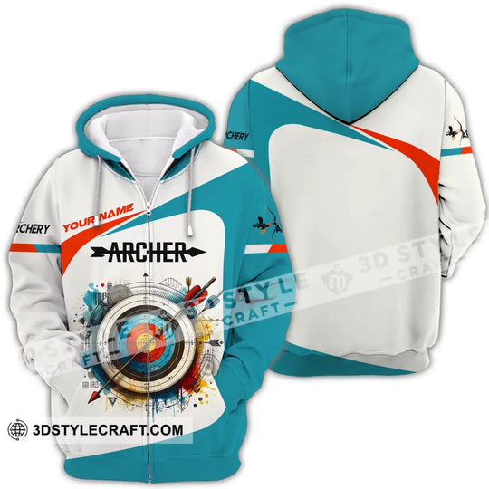 Unisex Shirt - Custom Name Sport Shirt, Archery Classic style option 4