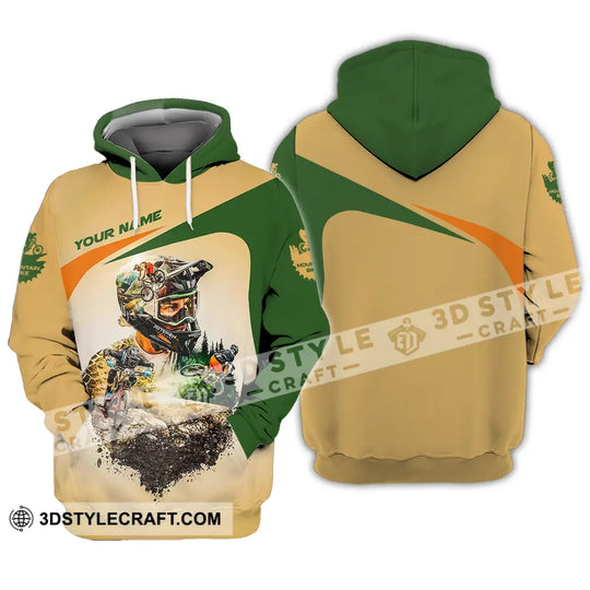 Unisex Shirt - Custom Name Sport Shirt, Mountain Bike style option 3