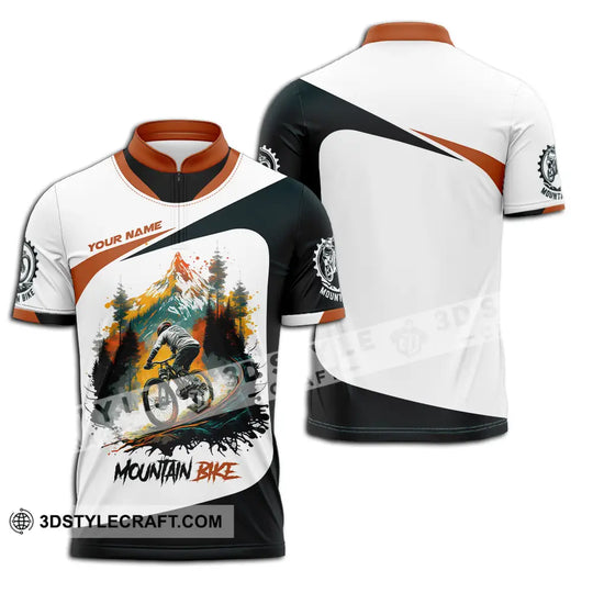 Unisex Shirt - Custom Name Sport Shirt, Mountain Bike Lover style option 2