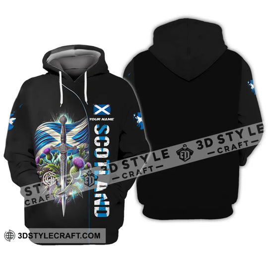 Unisex Shirt - Custom Name Sword Of Scotland style option 4