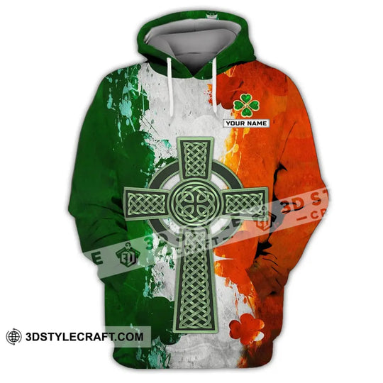 Unisex Shirt - Custom Name T-Shirt - Happy ST. Patrick's Day Clothing, Clover Shirt style option 2