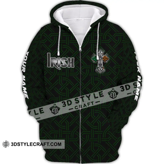 Unisex Shirt - Custom Name T-Shirt - Irish Pride Shirt style option 3