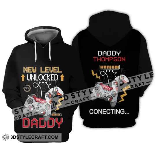 Unisex Shirt - Custom Name T-Shirt, New Level Unlocked style option 3