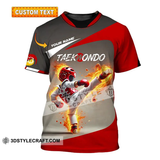 Unisex Shirt - Custom Name Shirt Taekwondo style option 1