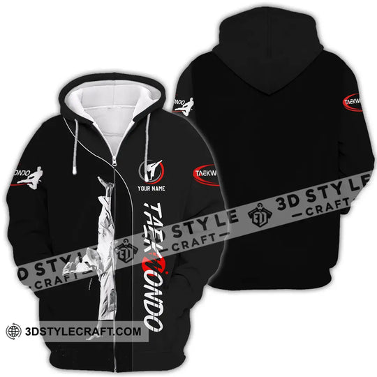 Unisex Shirt - Custom Name Shirt Taekwondo style option 4