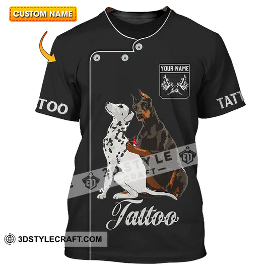 Unisex Shirt - Custom Name Tattoo Artist Shirt style option 1