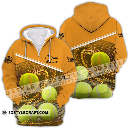Unisex Shirt - Custom Name Tennis Ball Shirt style option 4