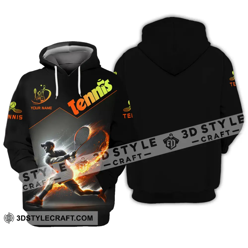 Unisex Shirt Custom Name Tennis Christmas Gift Hoodie / S T-Shirt