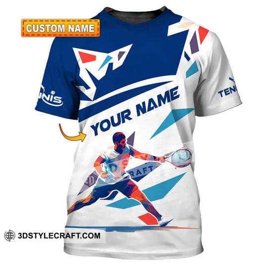 Unisex Shirt - Custom Name Tennis Shirt For Player style option 1
