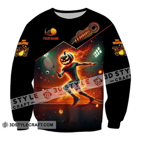 Unisex Shirt - Custom Name Shirt Tennis Halloween style option 4