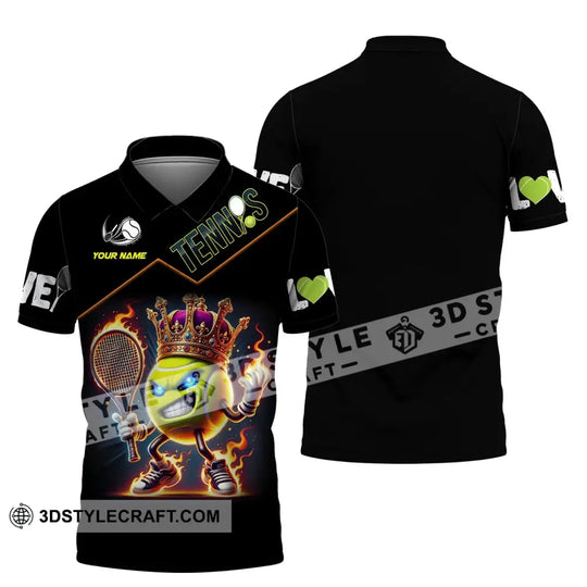 Unisex Shirt, Custom Name Tennis Shirt, Tennis Polo Long Sleeve, Tennis Shirt style option 4