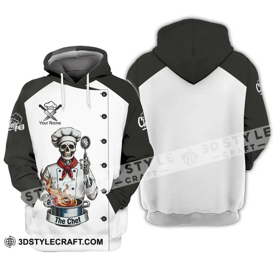 Unisex Shirt - Custom Name Shirt The Skull Chef style option 3