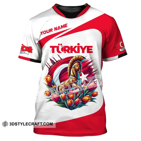 Unisex Shirt, Custom Name Türkiye Shirt, Turkiye Lover Polo Long Sleeve Shirt style option 2