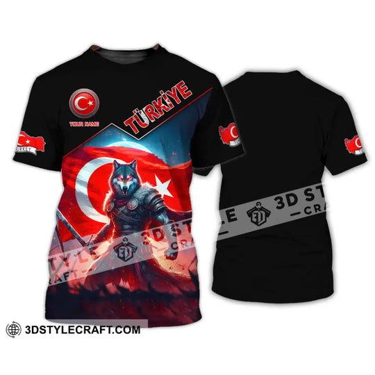 Unisex Shirt, Custom Name Türkiye Shirt, Turkiye Lover Polo Long Sleeve Shirt style option 2