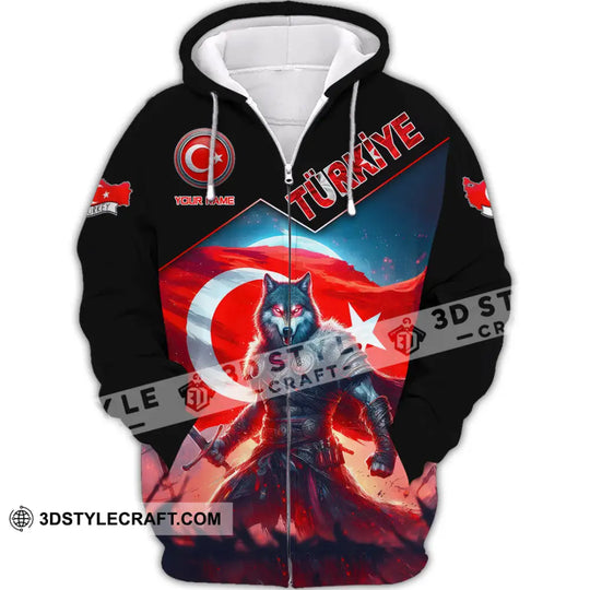 Unisex Shirt, Custom Name Türkiye Shirt, Turkiye Lover Polo Long Sleeve Shirt style option 3