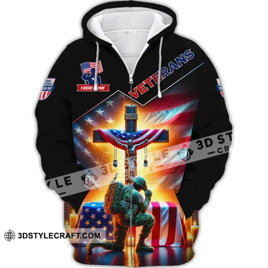 Unisex Shirt, Custom Name U.S Veteran Shirt, U.S Veteran Hoodie Shirt Polo Long Sleeve, US Veteran Memorial Shirt style option 3