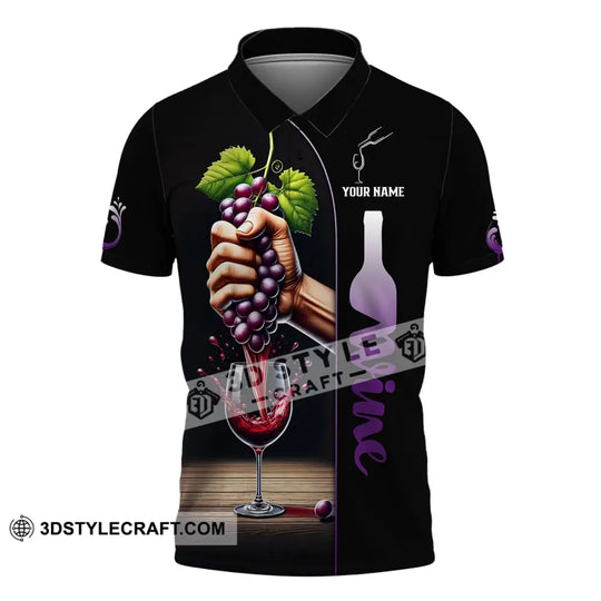 Unisex Shirt, Custom Name Wine Shirt, Wine Love T-Shirt style option 4