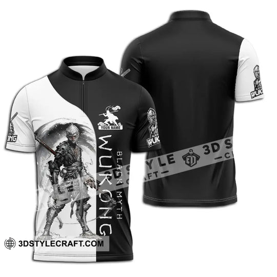 Unisex Shirt - Custom Name Wukong Shirt Black Myth Wukong style option 2